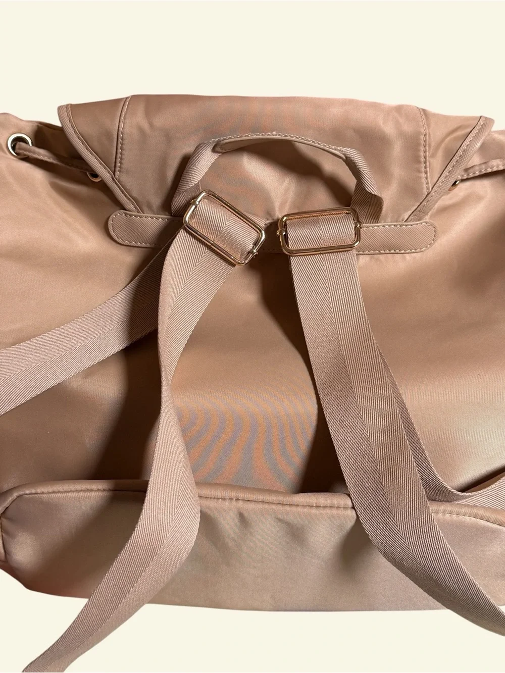 Year of Ours Everyday Nylon Backpack Tote in Dusty Rose